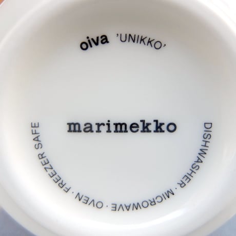 マリメッコ marimekko　＜Unikko＞コーヒーカップ2個セット（ブラウン）日本限定