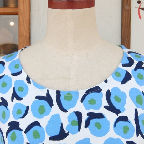 マリメッコ marimekko　＜Vikuri＞七分袖ワンピース　大きなサイズ