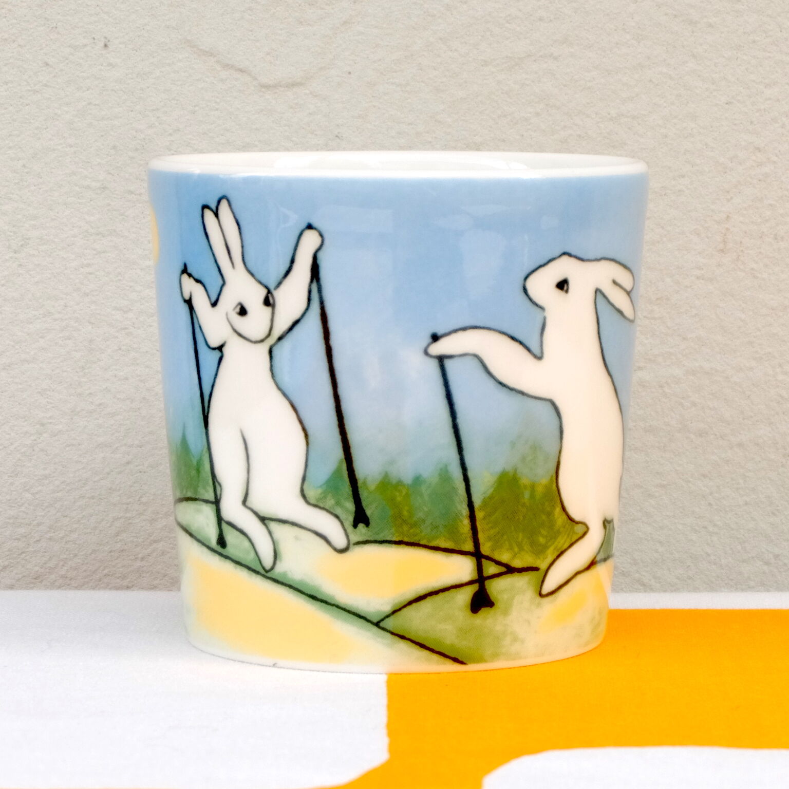 ARABIA アラビア ヘルヤコレクション バニーマグカップ（ノルディック