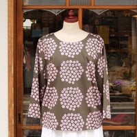 マリメッコ marimekko　＜Puketti＞七分袖トップス　日本別注