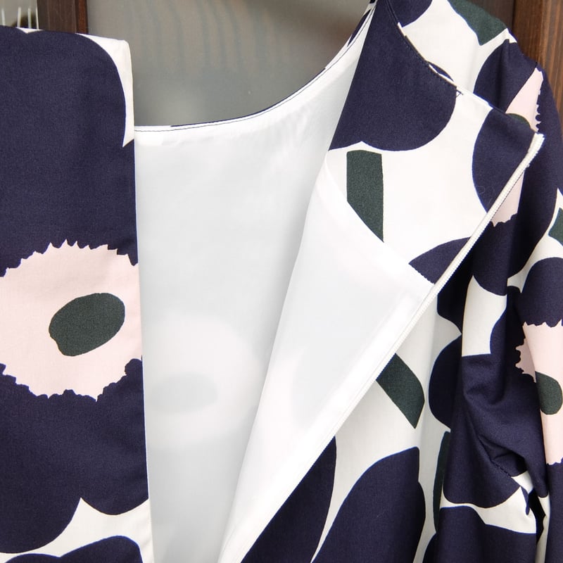 マリメッコ marimekko <Pieni Unikko>七分袖ワンピース 大きい マリメッコ marimekko <Pieni Unikko>七分袖ワンピース 大きい