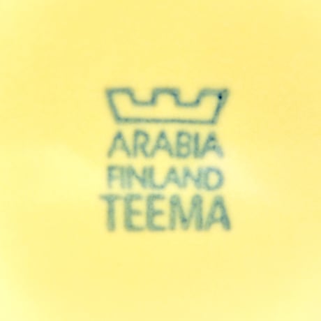 ARABIA アラビア　ティーマ　カップ＆ソーサー(L)　イエロー（廃番）