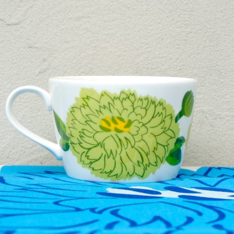 イッタラ Iittala × マリメッコ marimekko　＜Primavera＞カップ＆ソーサー（ライトグリーン）