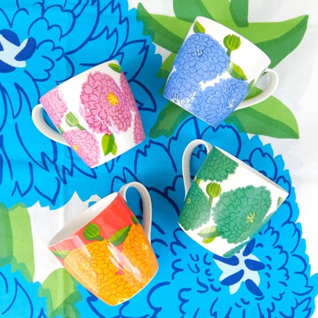 イッタラ Iittala × マリメッコ marimekko　＜Primavera＞マグカップ（グリーン）