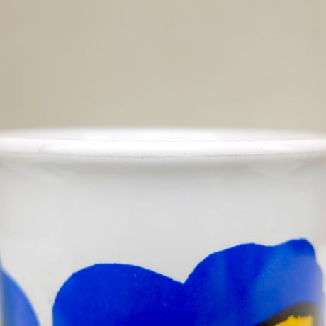 マリメッコ marimekko　＜Unikko＞OLDマグカップ（ブルー）