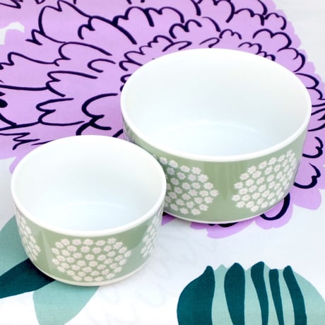 マリメッコ marimekko　＜Puketti＞ボウル(M)（グリーン）日本限定