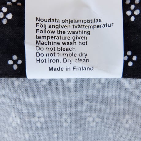 マリメッコ marimekko　＜Muija＞ユーズド・ファブリック（ブラック）