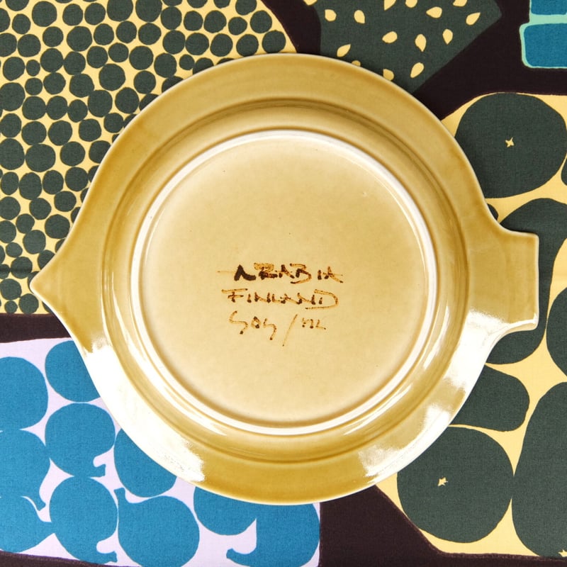 ARABIA カラ フィッシュプレート（L) | chuffy