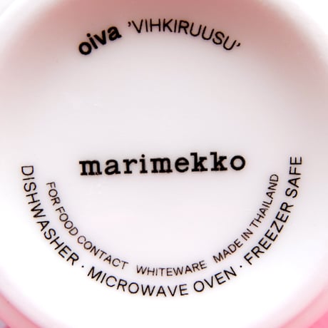 マリメッコ marimekko　＜Vihkiruusu＞マグカップ（ピンク）日本限定