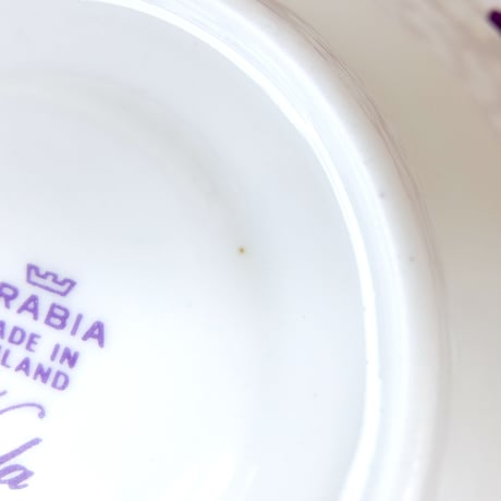 ARABIA アラビア　ヴィオラ　コーヒーカップ＆ソーサー