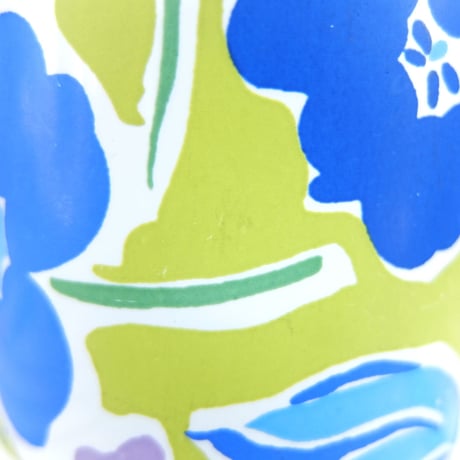 マリメッコ marimekko　OLDマグカップ（ブルー花）