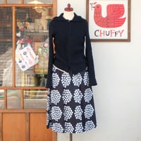 マリメッコ marimekko　＜Puketti＞スカート（ブラック）大きなサイズ