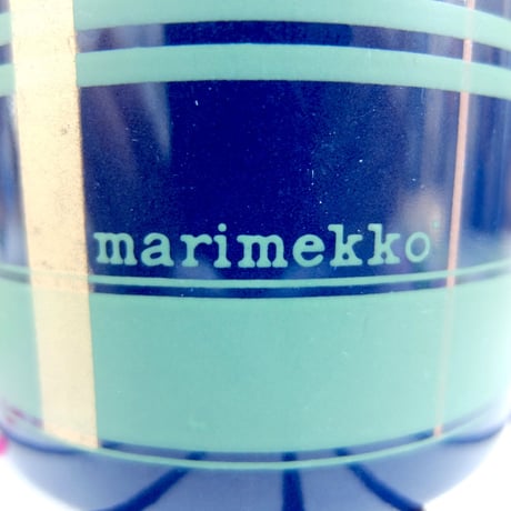 マリメッコ marimekko　OLDマグカップ（チェック）