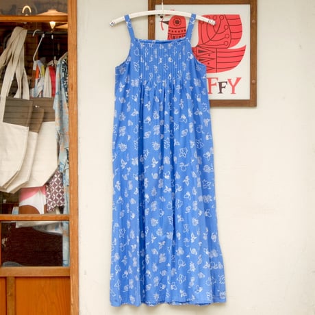 マリメッコ marimekko　ヴィンテージ　＜＞ノースリーブワンピース