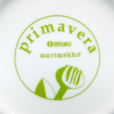 イッタラ Iittala × マリメッコ marimekko　＜Primavera＞カップ＆ソーサー（オレンジ）