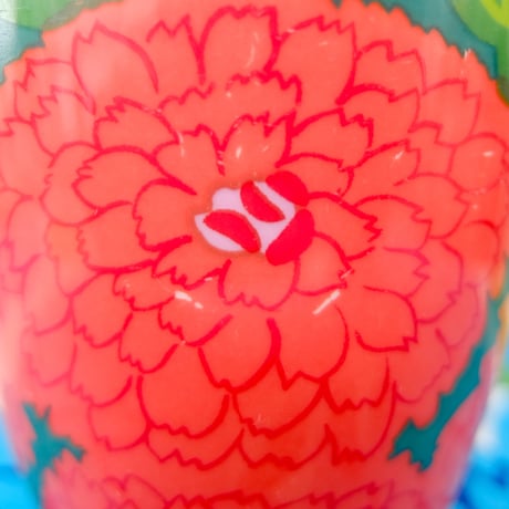 イッタラ Iittala × マリメッコ marimekko　＜Primavera＞マグカップ（レッド×グリーン）レアカラー