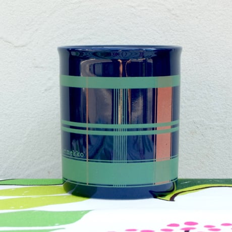 マリメッコ marimekko　OLDマグカップ（チェック）