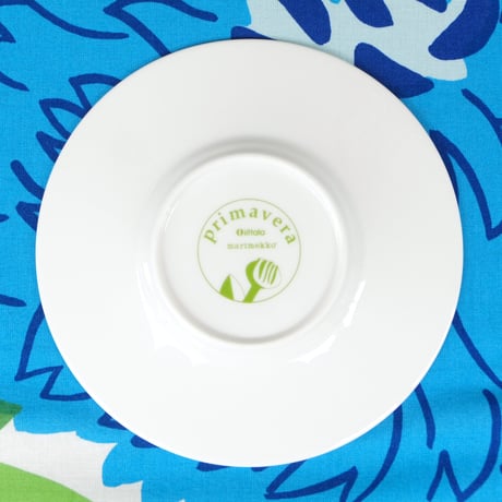 イッタラ Iittala × マリメッコ marimekko　＜Primavera＞カップ＆ソーサー（オレンジ）