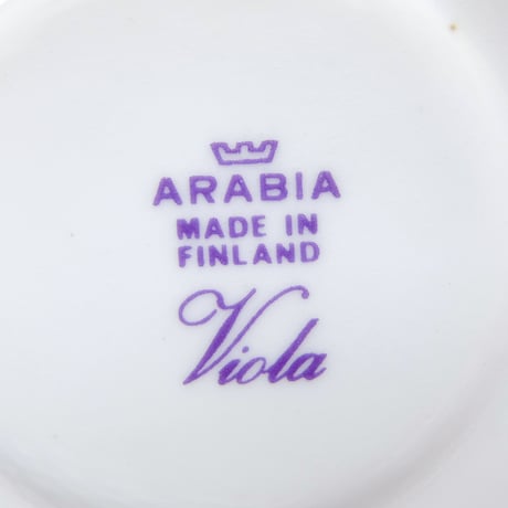 ARABIA アラビア　ヴィオラ　コーヒーカップ＆ソーサー