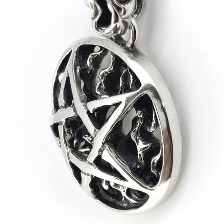 Burning Pentagram Pendant