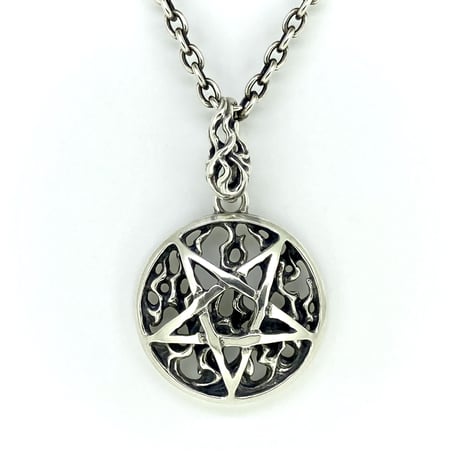 Burning Pentagram Pendant