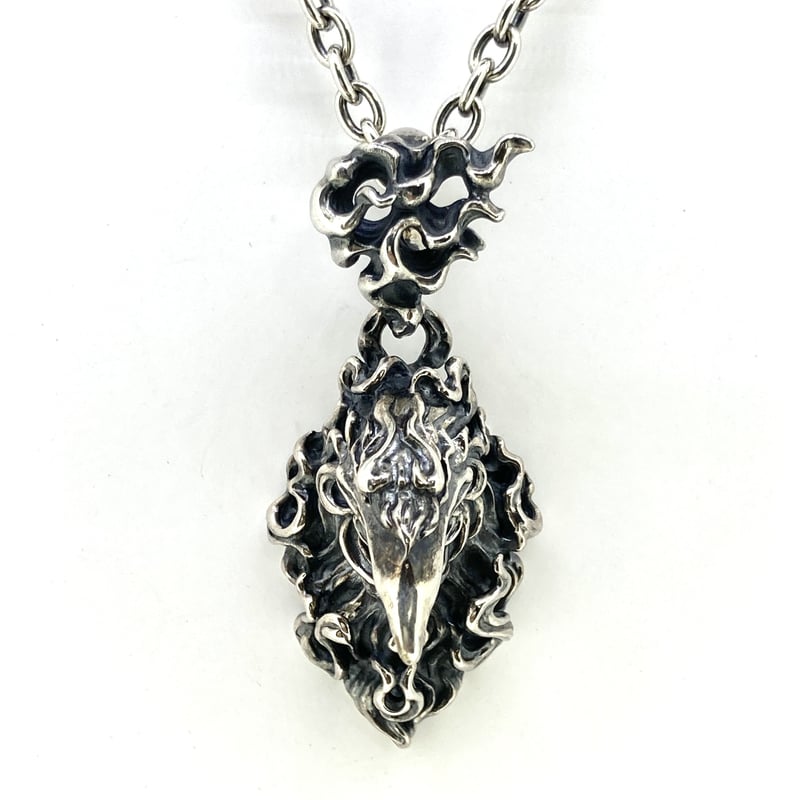 Crow Head Pendant | RIBBONS ／ CROWS GLOWS（ シルバー