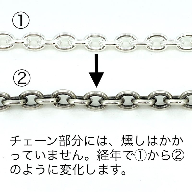 シルバーチェーン・CC-10／40〜50cm | RIBBONS ／ CROWS GLOWS（
