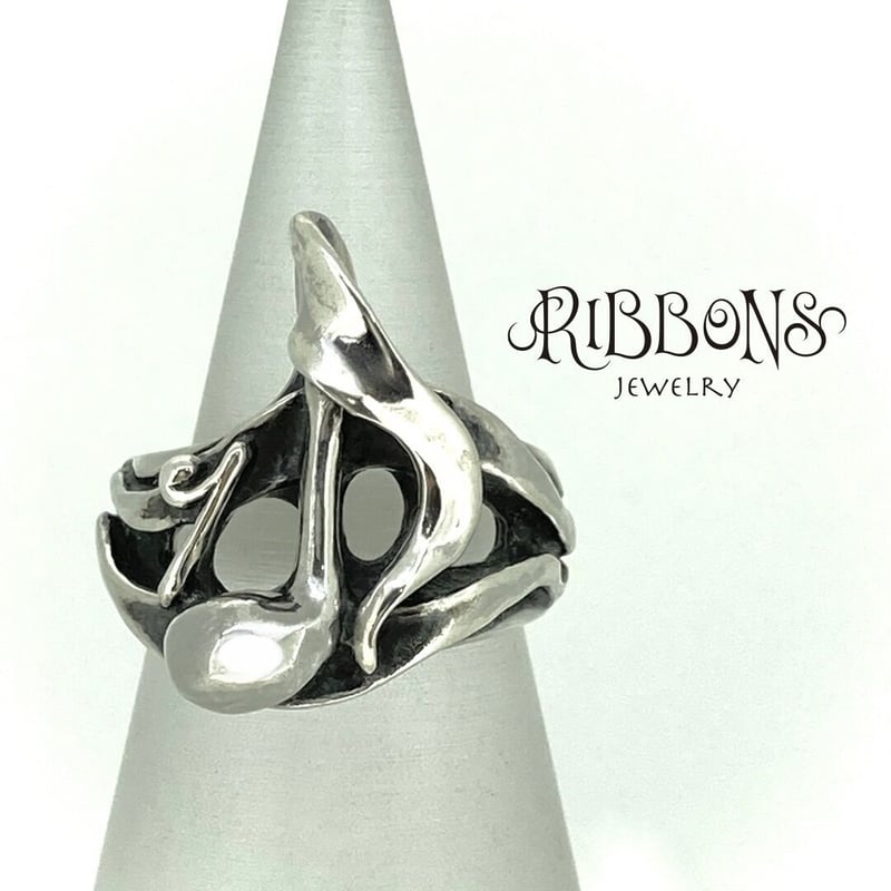 Eighth Note Ring | RIBBONS ／ CROWS GLOWS（ シルバーア