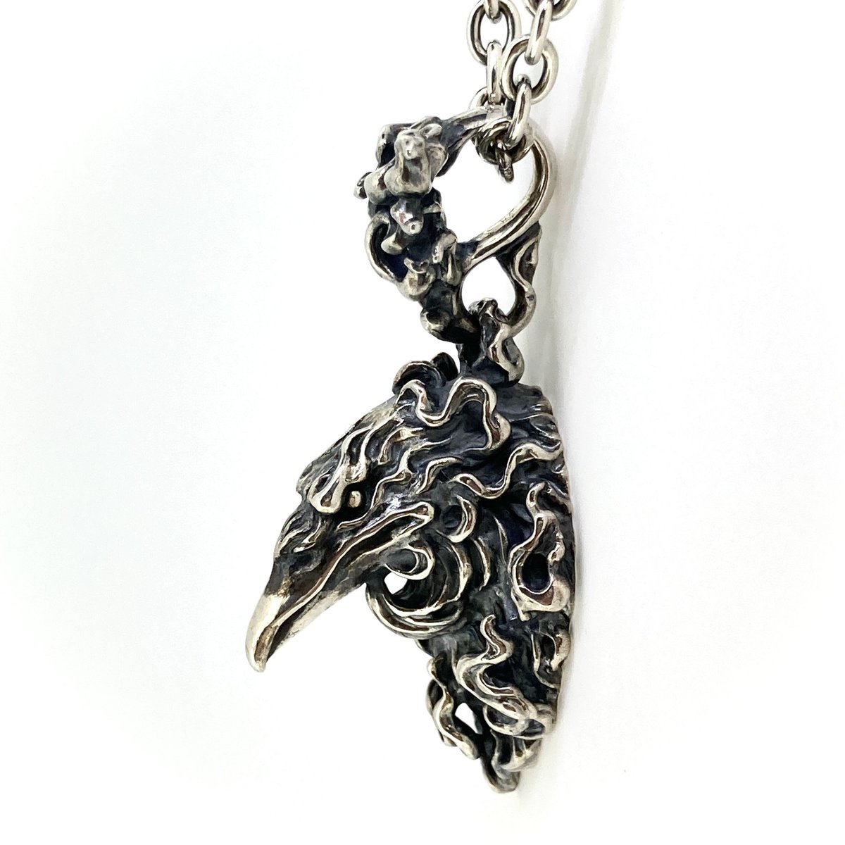Crow Head Pendant | RIBBONS ／ CROWS GLOWS（ シルバー