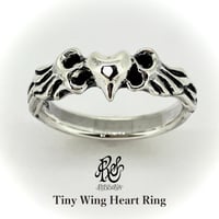 Tiny Wing Heart Ring