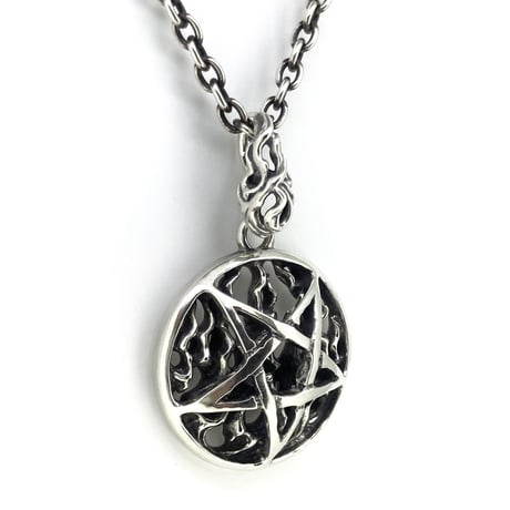Burning Pentagram Pendant
