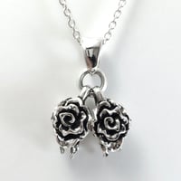 Twins Rose Pendant