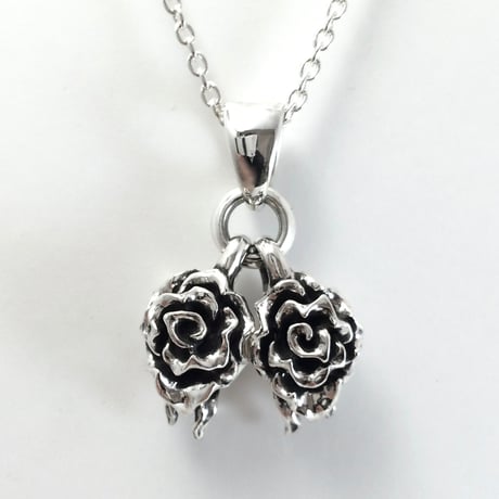Twins Rose Pendant