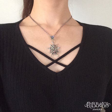 Black Widow Spider Pendant
