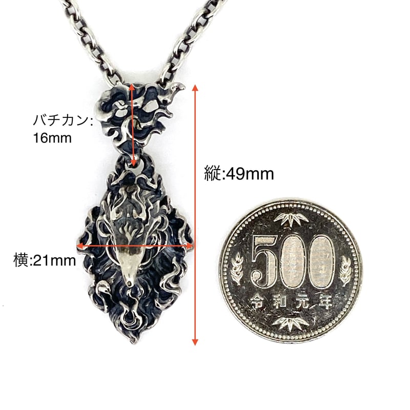Crow Head Pendant | RIBBONS ／ CROWS GLOWS（ シルバー