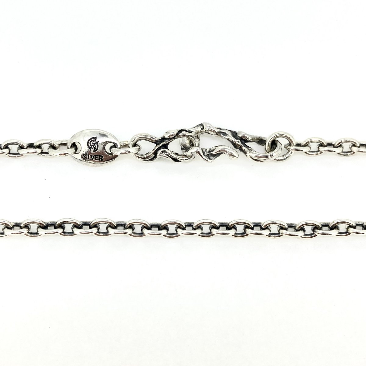 Glitter シルバーチェーン　19mm シルバーチェーン・CC-10／40〜50cm | RIBBONS ／ CROWS GLOWS（