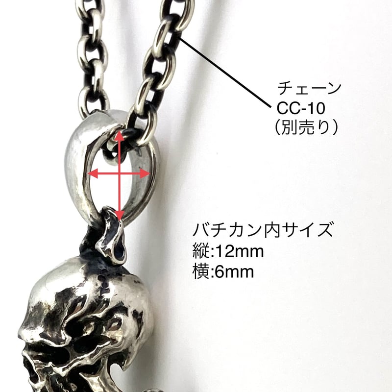 FN Crossbone Skull Pendant | RIBBONS ／ CROWS GL