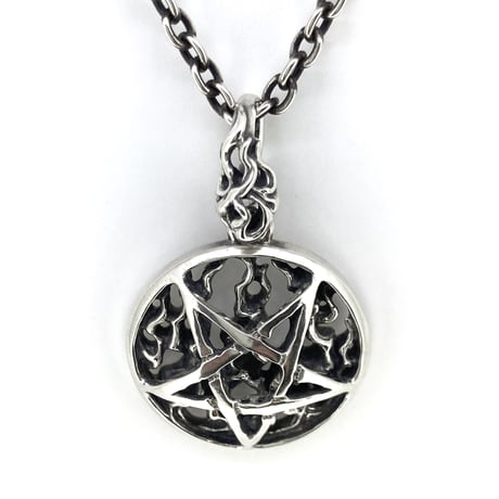 Burning Pentagram Pendant