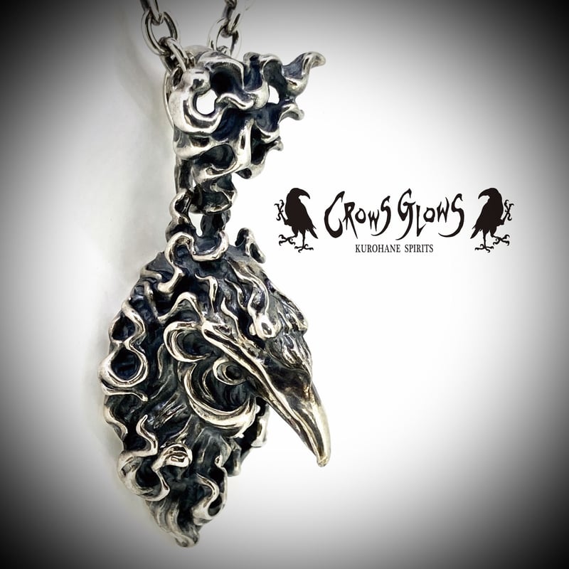 【ROSH】Crow Wing PendantクロウウィングペンダントGINZO Crow Head Pendant | RIBBONS ／ CROWS GLOWS（ シルバー