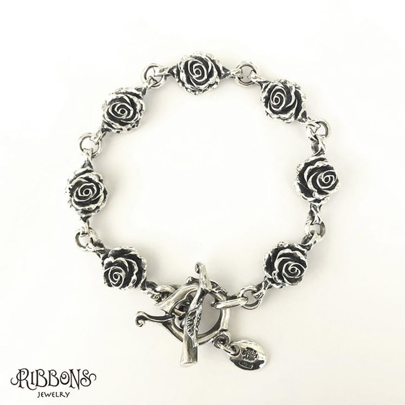 Link Rose Bracelet | RIBBONS ／ CROWS GLOWS（ シルバ