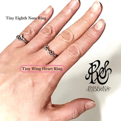 Tiny Wing Heart Ring