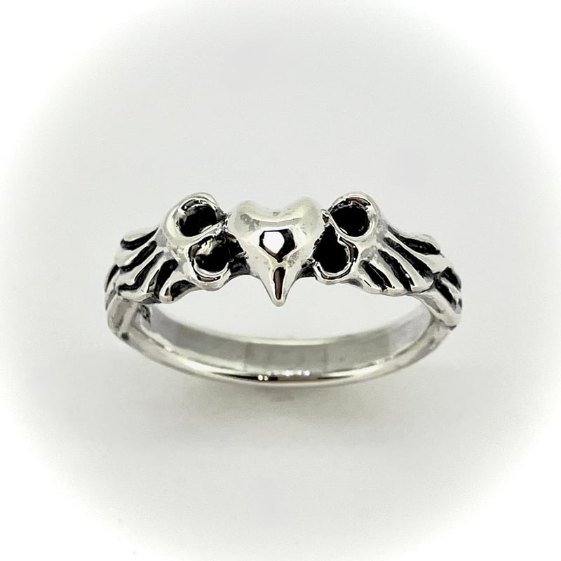 Tiny Wing Heart Ring | RIBBONS ／ CROWS GLOWS（ シ