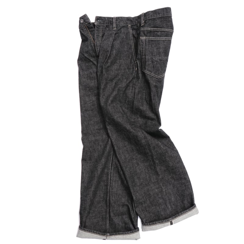 Wide Selvedge jeans - One wash / Black | superN