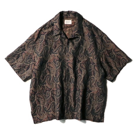 Aloha shirt - Paisley jacquard / Beige x Brown