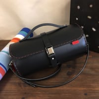 丸いマチのハンド・ショルダー バッグ(受注生産)