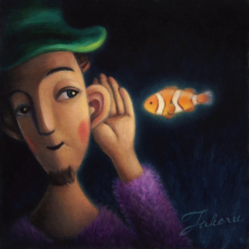 くまのみのささやき」ジクレー版画 ／額装品 | ストア | 新里たける