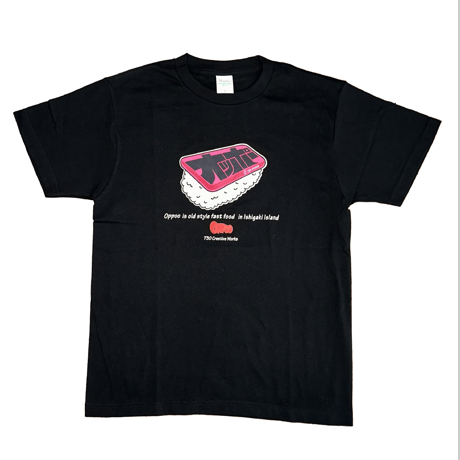 OPPOO T-shirt カタカナVer. (Black）