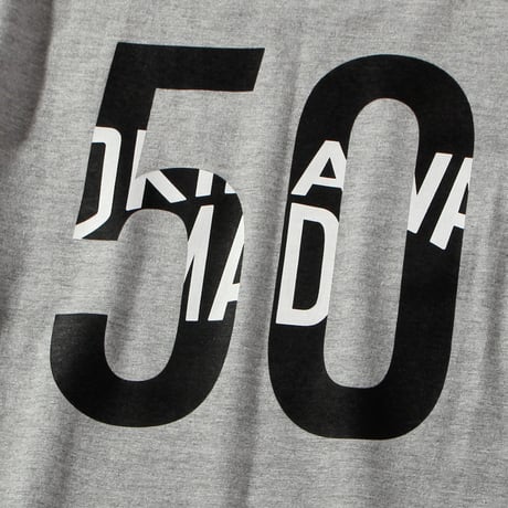 OKINAWAMADE 「50」ロゴTシャツ（グレー）