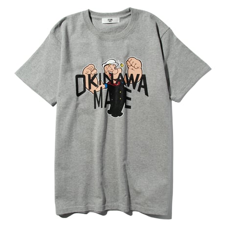 POPEYE／OKINAWAMADE™コラボTシャツ（グレー）