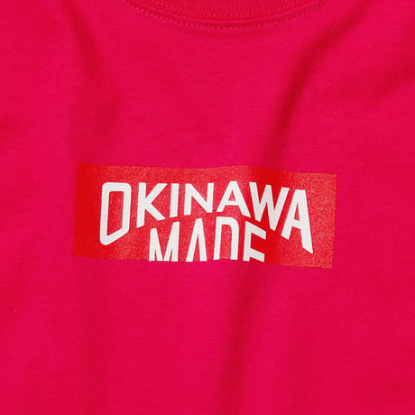 OKINAWAMADE™ボックスロゴTシャツ（ピンク）